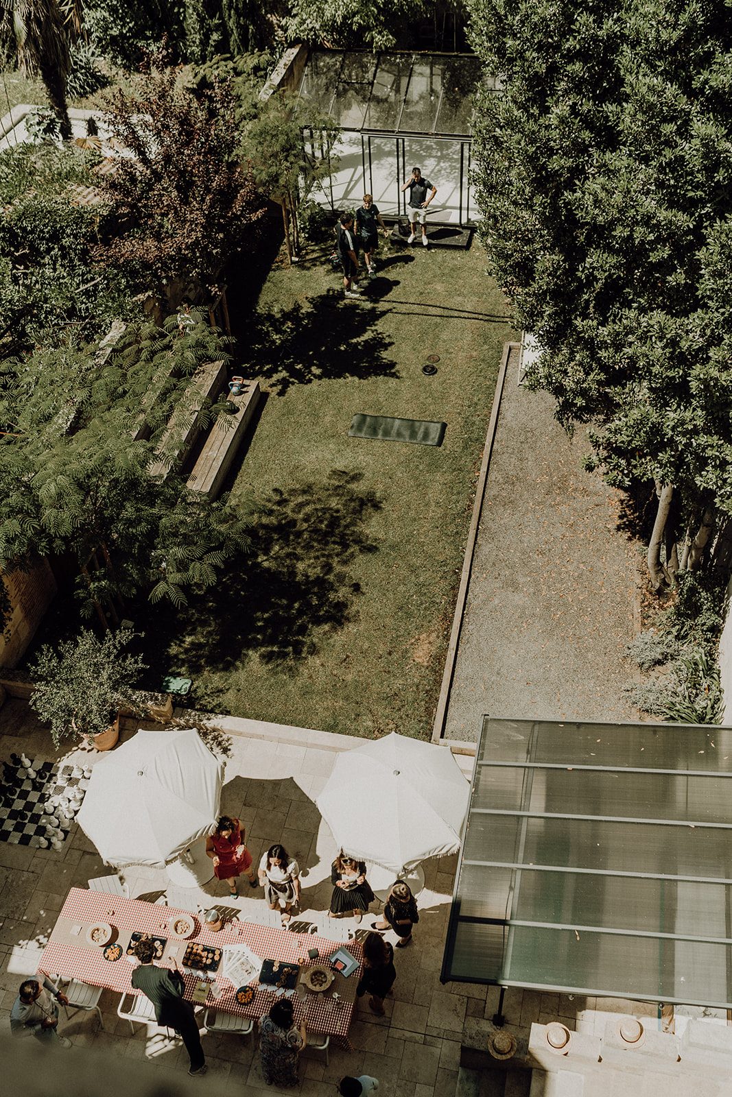 Le jardin vu du ciel